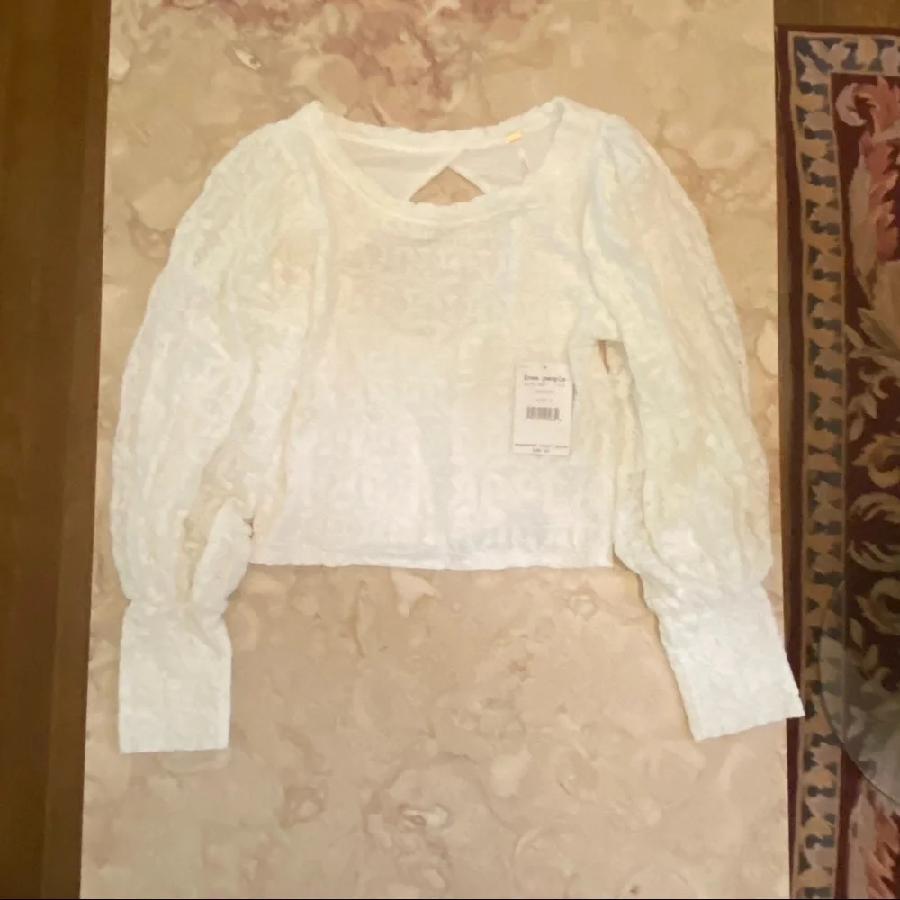 Free People NEW Jasmine Tea Time Blouse Size Small